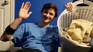 ASMR Складывание белья 👕 Звуки одежды из ткани