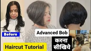 Bob haircut !! Advanced Haircut !! Long to short haircut !! Step by step !! expert Shyama's Makeover