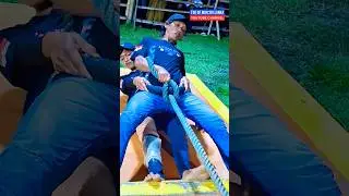 Dual Anchor Men 😲🔥 Have You Seen This Tradition Before? | Barefoot Tug of War #shorts #tugofwar