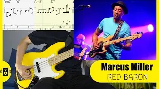 Marcus Miller - Red Baron Bass Tabs Бас табы