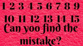 CAN YOU FIND THE MISTAKE? | #BRAINTEASERS TO CHALLENGE YOUR BRAIN