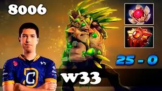 w33 Bristleback [25-0] | 8006 MMR Dota 2