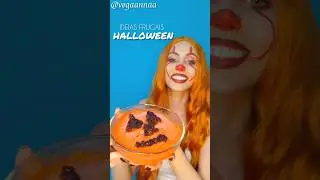 IDEIA FRUGAL DE HALLOWEEN 🎃🧡 #crudivora #halloween #vegana #vegan #frugivora #frugal #frugivorismo