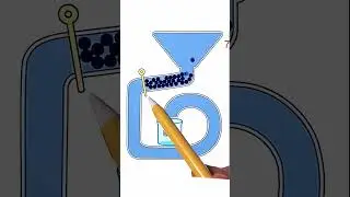 Unblocking pipes: Fill with 20 balls#shorts #youtubeshorts #gaming #trending