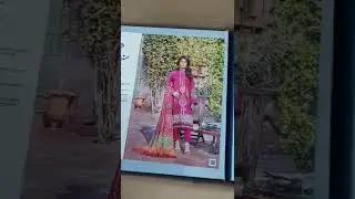 Digital print embroidered lawn with lawn banarsi duppata #clothing #3pc #2022 #lawn #gulljee
