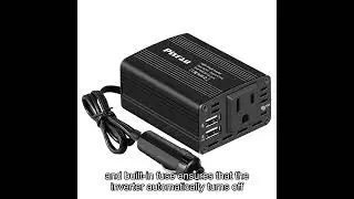150W Power Inverter 12V DC to 110V AC Car Plug Adapter Outlet Converter