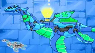 JURASSIC FIGHT #83: DEEP PLESIO - BATTLE+TRANS - DINO ROBOT CORPS - HI DINO 230422