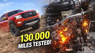 Nissan Frontier V6 Extreme протестирован на 130 000 миль.