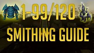 Runescape 3 - 1-99/120 Smithing guide 2019