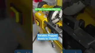 GI Pipe Threading Machines #pipe #threadingmachine #toolexindustrial