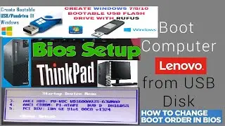 Lenovo ThinkCentre CPU Boot from USB how to Fix | How to Enter the Boot Menu Lenovo ThinkCentre