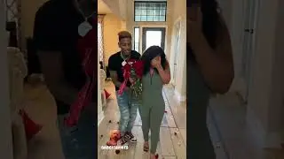 FunnyMike делает сюрприз Джалии на их 5-ю годовщину 🔥&hearts;️👫🏽 #шорты