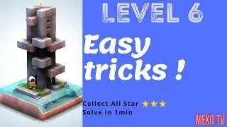 Mekorama level 6 \\ Collect All Star ⭐⭐\\ Easy Tricks mekorama