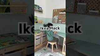 Wir lieben unseren Eckschreibtisch! Zwei Trofast Regale und eine angepasste Tischplatte. #ikeahack