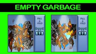 Among Us Empty Garbage Green Screen - Chroma Key Full HD