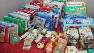 ENXOVAL COMPLETO DE HIGIENE DO BEBÊ/ MOSTREI TUDO/ ESTOQUE/ ENXOVAL DO BEBÊ 🍼