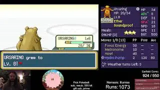 One hour of New Years Eve Kaizo Ironmon