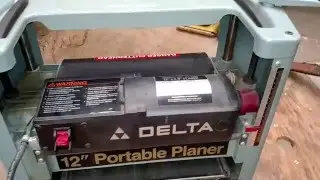 Delta 22 540 Planer Operation