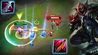 Rank 1 Zed : DESTROYING Master Elo - ZED vs DIANA / E.sub