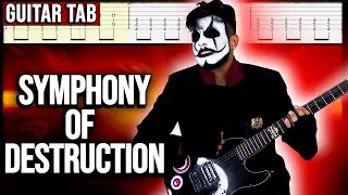 【MEGADETH】[ Symphony Of Destruction ] cover by Masuka | GUITAR LESSON