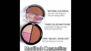 China Madihah Highlighter Blush Contour Powder Makeup Contour Blusher Highlight Palette Factory