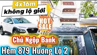 C&Ocirc; &Uacute;T b&aacute;n nh&agrave; Hẻm 879 Hương Lộ 2 Quận B&igrave;nh T&acirc;n 4x16m 5 tầng | Gần bệnh viện v&agrave; co.opmart B&igrave;nh T&acirc;n 