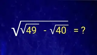 Radical Simplification Question | Math Olympiad Question | Can You Simplify This ? | Square Root  