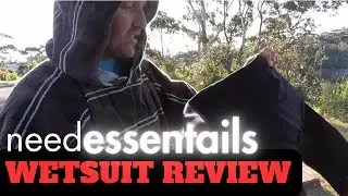 needessentials 3/2mm THERMAL CHEST ZIP WETSUIT UNBOXING/TEST/REVIEW