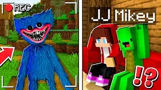 How JJ and Mikey Found The BIGGEST TOWER HUGGY WUGGY - Maizen Minecraft