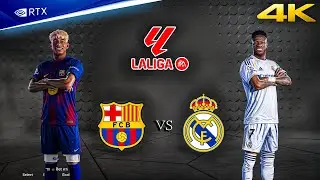 FL 26 - Barcelona vs. Real Madrid Ft. Yamal, Mbappe, La liga 25/26 Full Match | PC&trade; Gameplay [4K60]