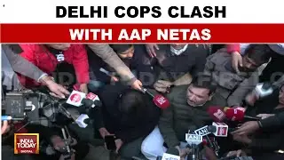 AAP Leaders Protest At PM's House After Denied Entry To CM's Residence | India Today News