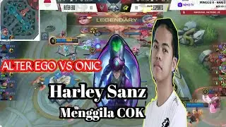 momen kemenangan game 1 MPL season7 ONIC vs ALTER EGO Harley Sanz menggila Cok....