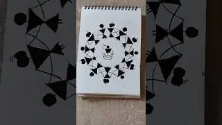Warli art #easy#drawing #siridattuarts