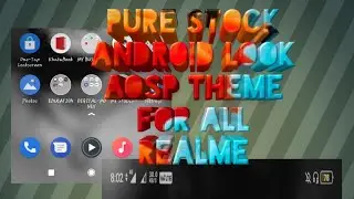 AOSP THEME FOR ALL REALME||STOCK ANDROID LOOK