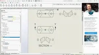 SolidWorks: Drawings Derived Views - Removed Section or Slice View