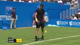 Grigor Dimitrov vs. Ryan Harrison - ''Golden Game'' (4 Aces in a row in 1 Game)