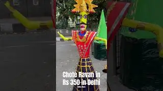 Rs 350 mein Chote Ravan 🤯🤯 Ravan Cheapest Buy in Delhi #ravanmarketdelhi #ravanmarket #ravan