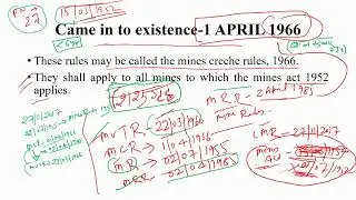 LIVE CLASS: Mine Creche Rule