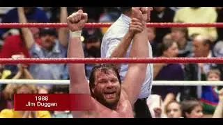Every Men's Royal Rumble Winners WR3D  (1988-2022)