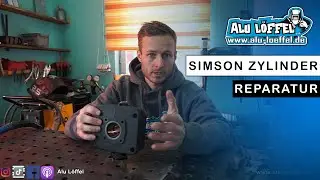 Simson Zylinder  s51 Schwei&szlig;en Kr&uuml;mmergewinde Zylinder Reparatur Schwei&szlig;en lernen l Alu Schwei&szlig;en