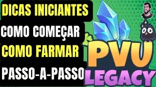TUTORIAL COMO COME&Ccedil;AR no PVU LEGACY 2023! COMO COMPRAR & PASSO-A-PASSO do JOGO NFT!