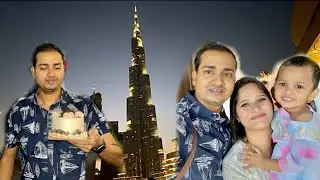 My Birthday Cake Cutting at Burj Khalifa 🎂| Inside Burj Khalifa