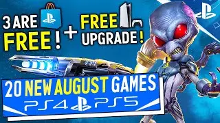 20 BIG Upcoming NEW August PS4/PS5 Games! New FREE Games, Free PS5 Upgrade (Upcoming New Games 2022)