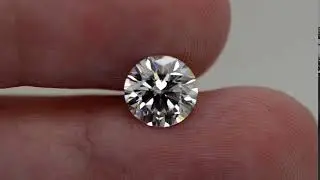 Loose Round Shape Lab Grown Diamond 2.02 Carat G/VS1