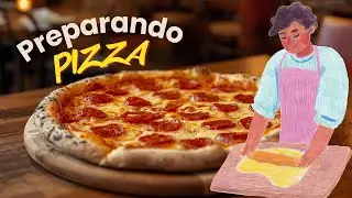 Nuestra primera vez 😱 Cocinando Pizza 🍕