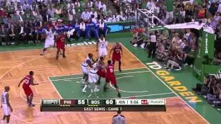 Rajon Rondo triple double vs Philadelphia Sixers full highlights GM7 NBA Playoffs 2012.05.26 HD