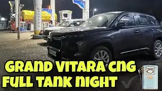 GRAND VITARA CNG 😍 CNG Tank Full ( Night) Home & Travel VLOG ❤️😉