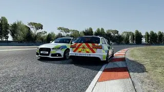 Assetto Corsa Mods #1 - HK51 P1 Audi A6 Avant (Police) on Barcelona GP