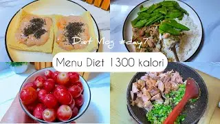MENU DIET 1.300 KALORI #day7  | AYAM SAMBEL IJO, TUMIS KAPRI DLL