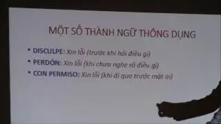 Học Tiếng Tây Ban Nha (Spanish) Dễ Dàng - Xưng Hô - GS Trần Chấn Trí